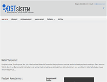 Tablet Screenshot of dst-sistem.com